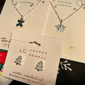 Lauren Conrad🎄Christmas Jewelry! Set of Three! #1